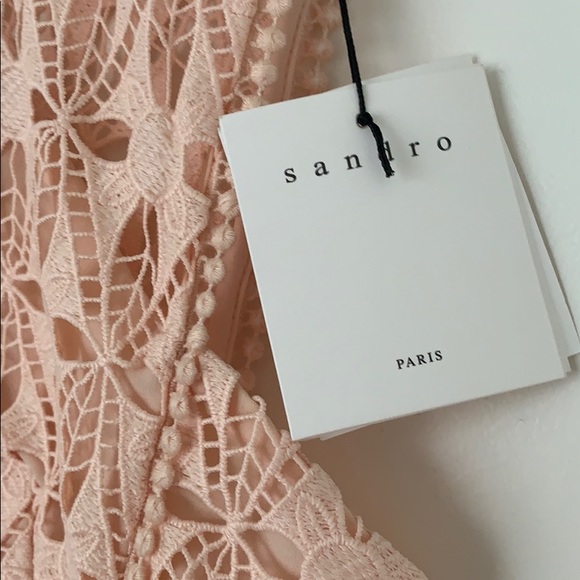 NWT Sandro Rose MIDI dress ..size 34 - Picture 3 of 5